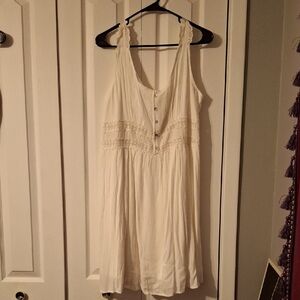 Maurices Cream Textured Dress